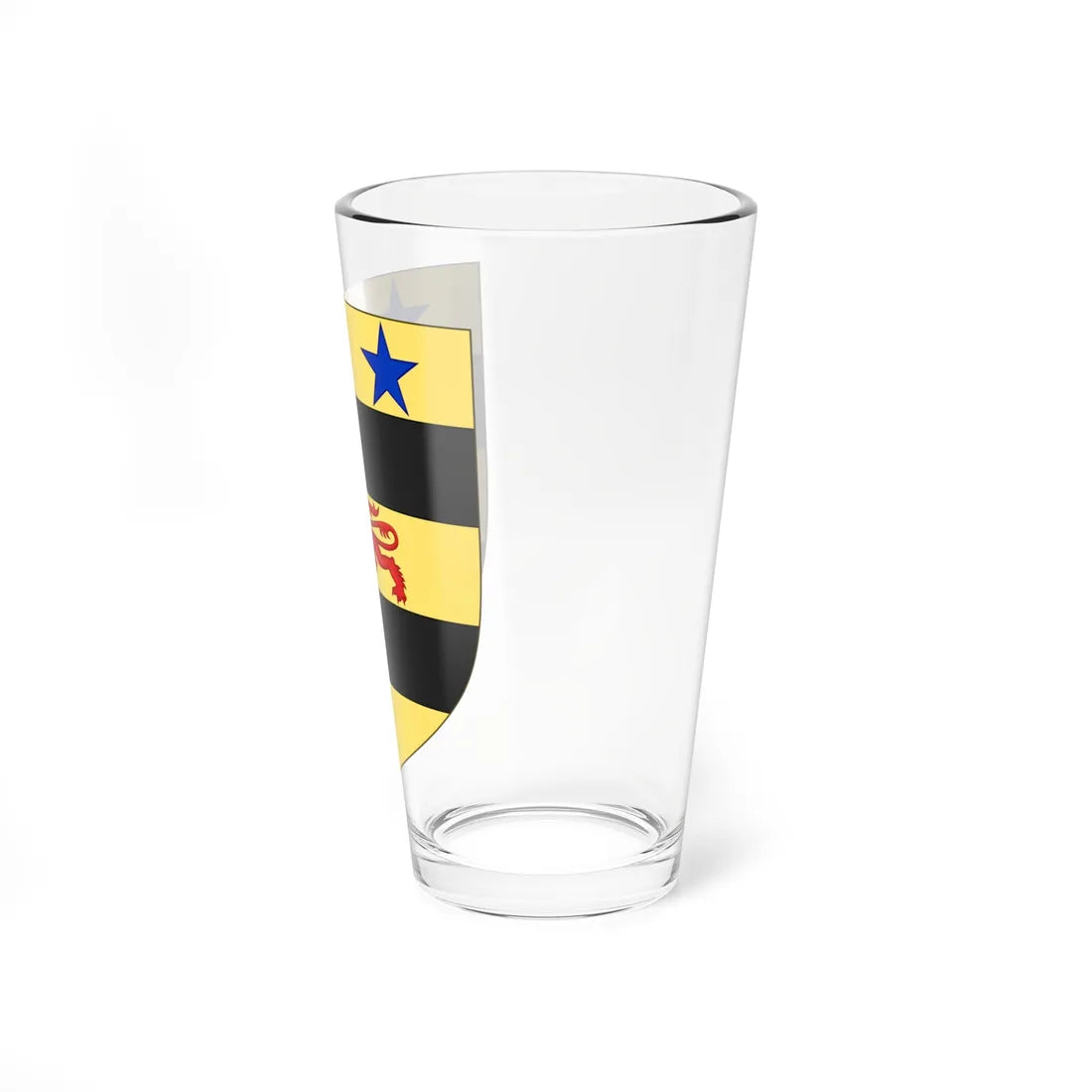 Blason de la famille de Gasté (France) (Coat of Arms) Pint Glass 16oz - Go Mug Yourself