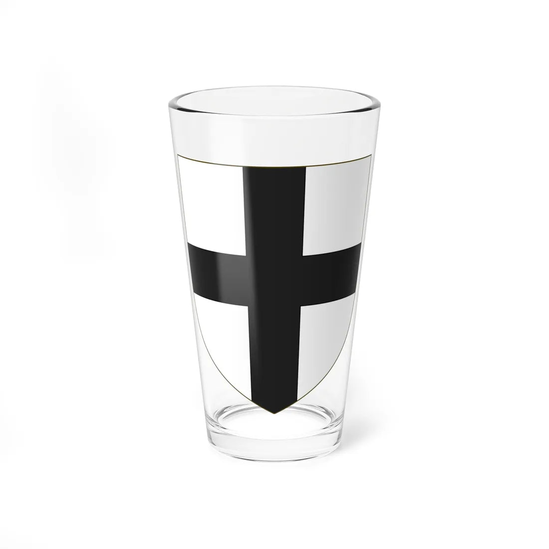 Blason de la famille de Gouyon de Coipel (France) (Coat of Arms) Pint Glass 16oz 16oz - Go Mug Yourself