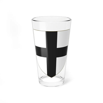 Blason de la famille de Gouyon de Coipel (France) (Coat of Arms) Pint Glass 16oz 16oz - Go Mug Yourself