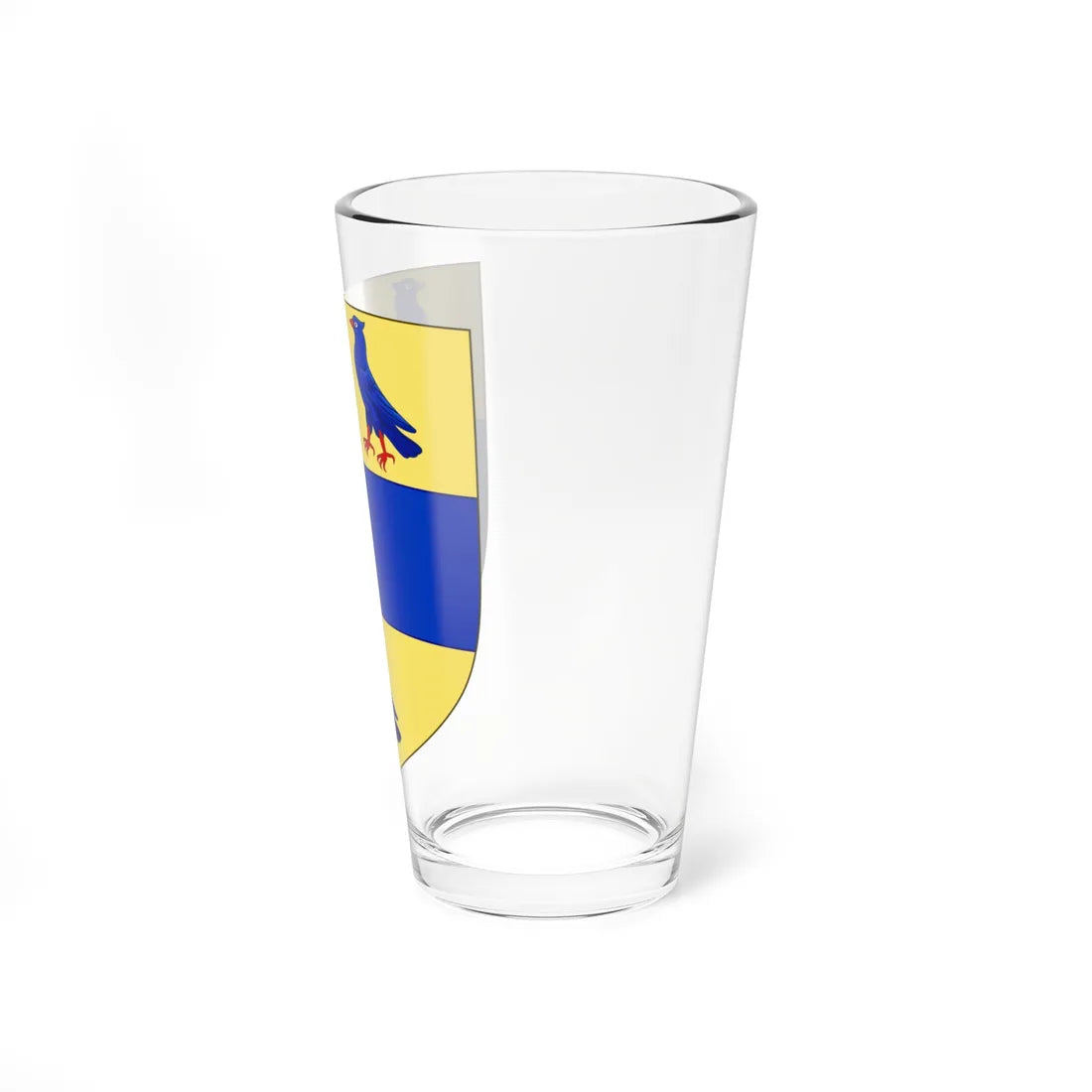 Blason de la famille de Gouzillon (France) (Coat of Arms) Pint Glass 16oz - Go Mug Yourself