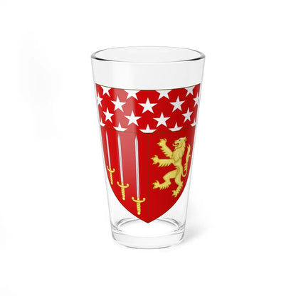 Blason de la famille de Goyon de Feltre (France) (Coat of Arms) Pint Glass 16oz 16oz - Go Mug Yourself