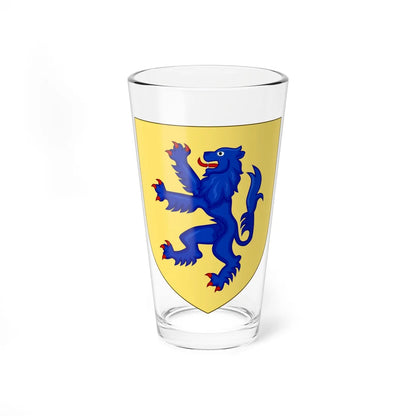 Blason de la famille de Gramont (France) (Coat of Arms) Pint Glass 16oz 16oz - Go Mug Yourself