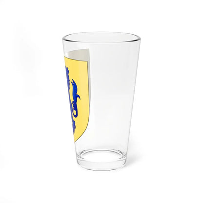 Blason de la famille de Gramont (France) (Coat of Arms) Pint Glass 16oz - Go Mug Yourself