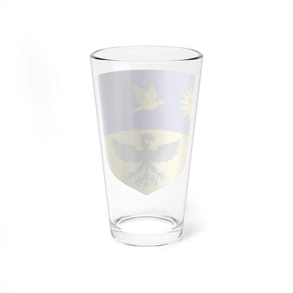 Blason de la famille de Hault (France) (Coat of Arms) Pint Glass 16oz - Go Mug Yourself