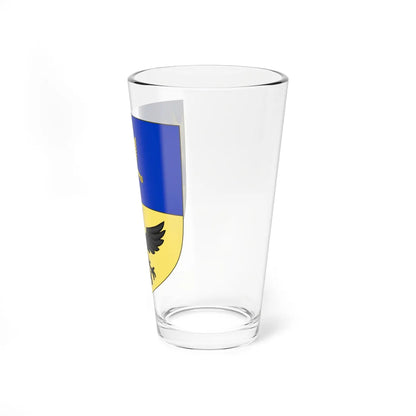 Blason de la famille de Hault (France) (Coat of Arms) Pint Glass 16oz - Go Mug Yourself