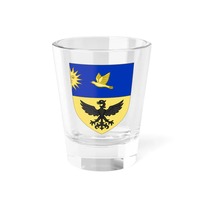 Blason de la famille de Hault (France) (Coat of Arms) Shot Glass 1.5oz 1.5oz - Go Mug Yourself