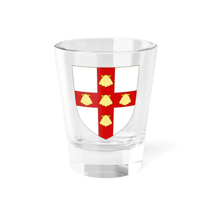 Blason de la famille de Hauteclocque (France) (Coat of Arms) Shot Glass 1.5oz 1.5oz - Go Mug Yourself