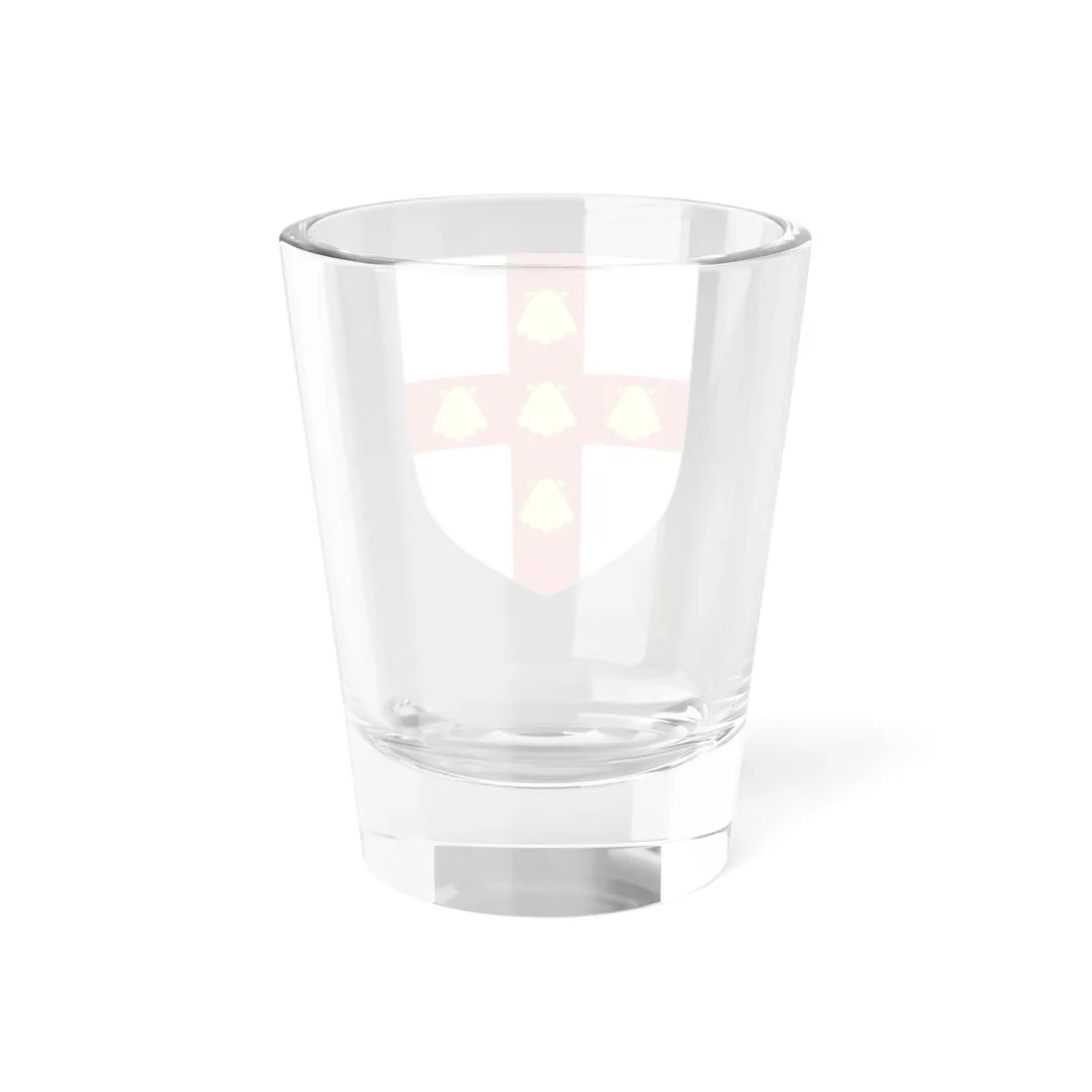 Blason de la famille de Hauteclocque (France) (Coat of Arms) Shot Glass 1.5oz - Go Mug Yourself