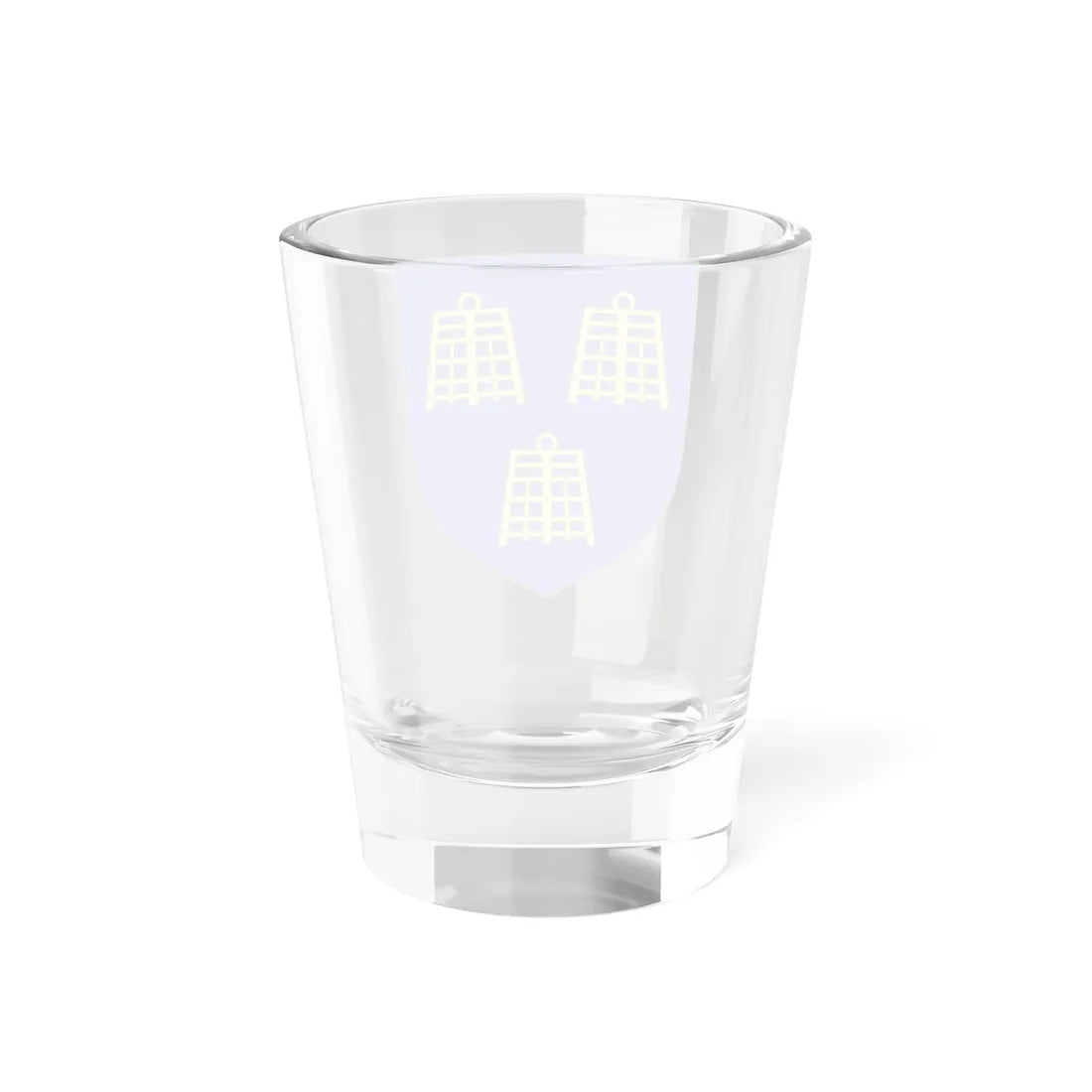 Blason de la famille de Hercé (France) (Coat of Arms) Shot Glass 1.5oz - Go Mug Yourself