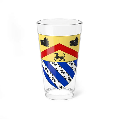 Blason de la famille de Janzé (France) (Coat of Arms) Pint Glass 16oz 16oz - Go Mug Yourself