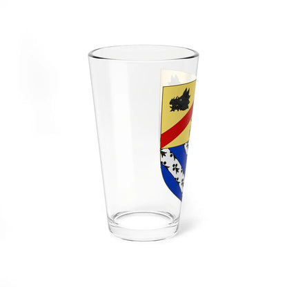 Blason de la famille de Janzé (France) (Coat of Arms) Pint Glass 16oz - Go Mug Yourself