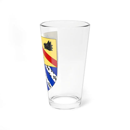 Blason de la famille de Janzé (France) (Coat of Arms) Pint Glass 16oz - Go Mug Yourself