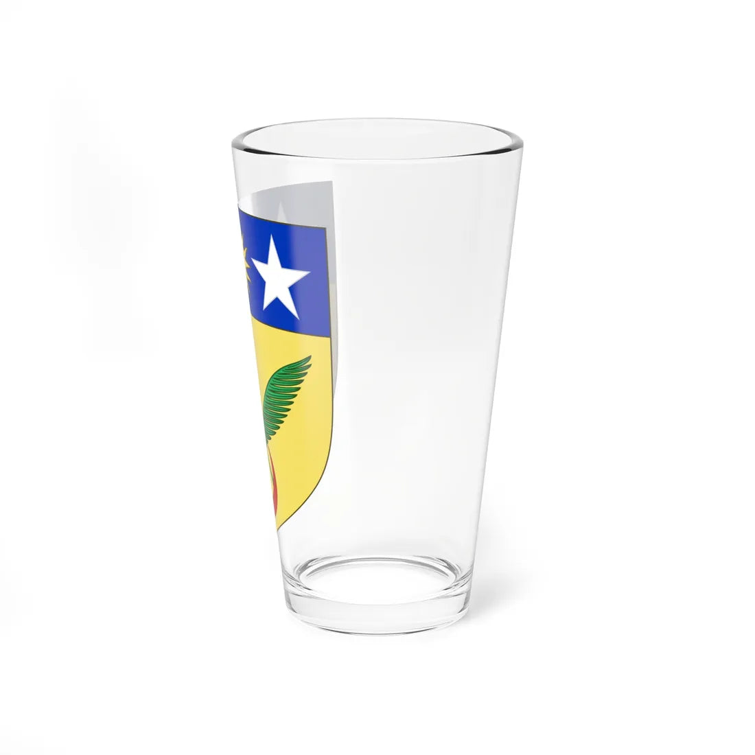 Blason de la famille de Jouvencel (France) (Coat of Arms) Pint Glass 16oz - Go Mug Yourself