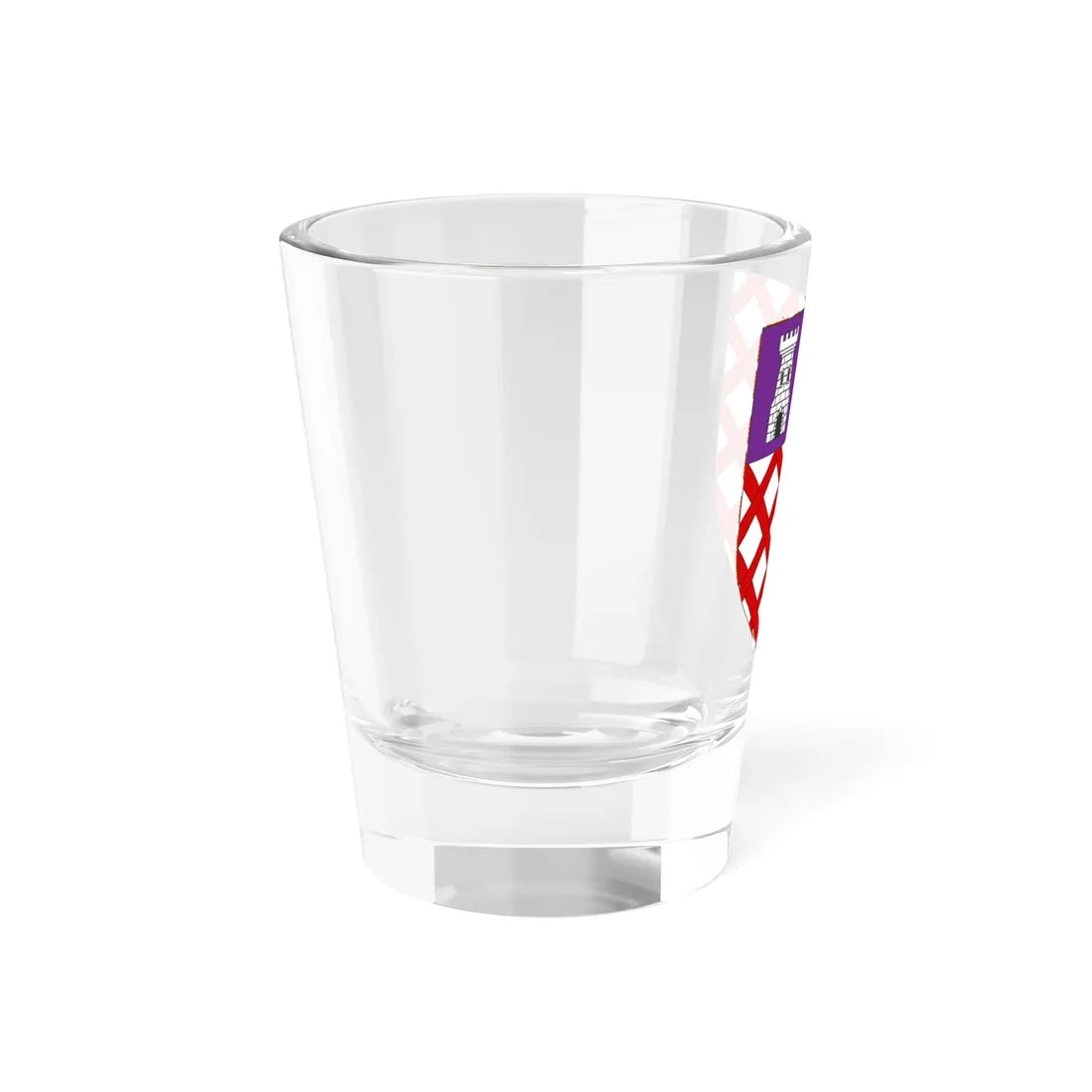 Blason de la famille de Kergariou (France) (Coat of Arms) Shot Glass 1.5oz - Go Mug Yourself