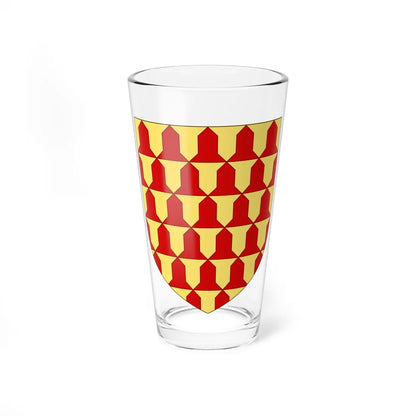 Blason de la famille de Kergorlay (France) (Coat of Arms) Pint Glass 16oz 16oz - Go Mug Yourself