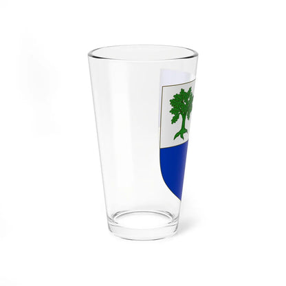 Blason de la famille de Kerguézec (France) (Coat of Arms) Pint Glass 16oz - Go Mug Yourself