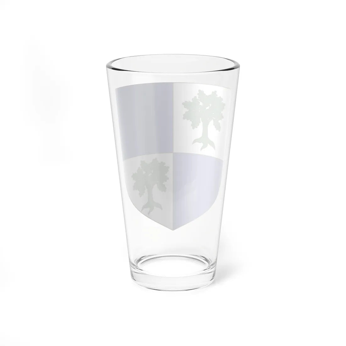 Blason de la famille de Kerguézec (France) (Coat of Arms) Pint Glass 16oz - Go Mug Yourself