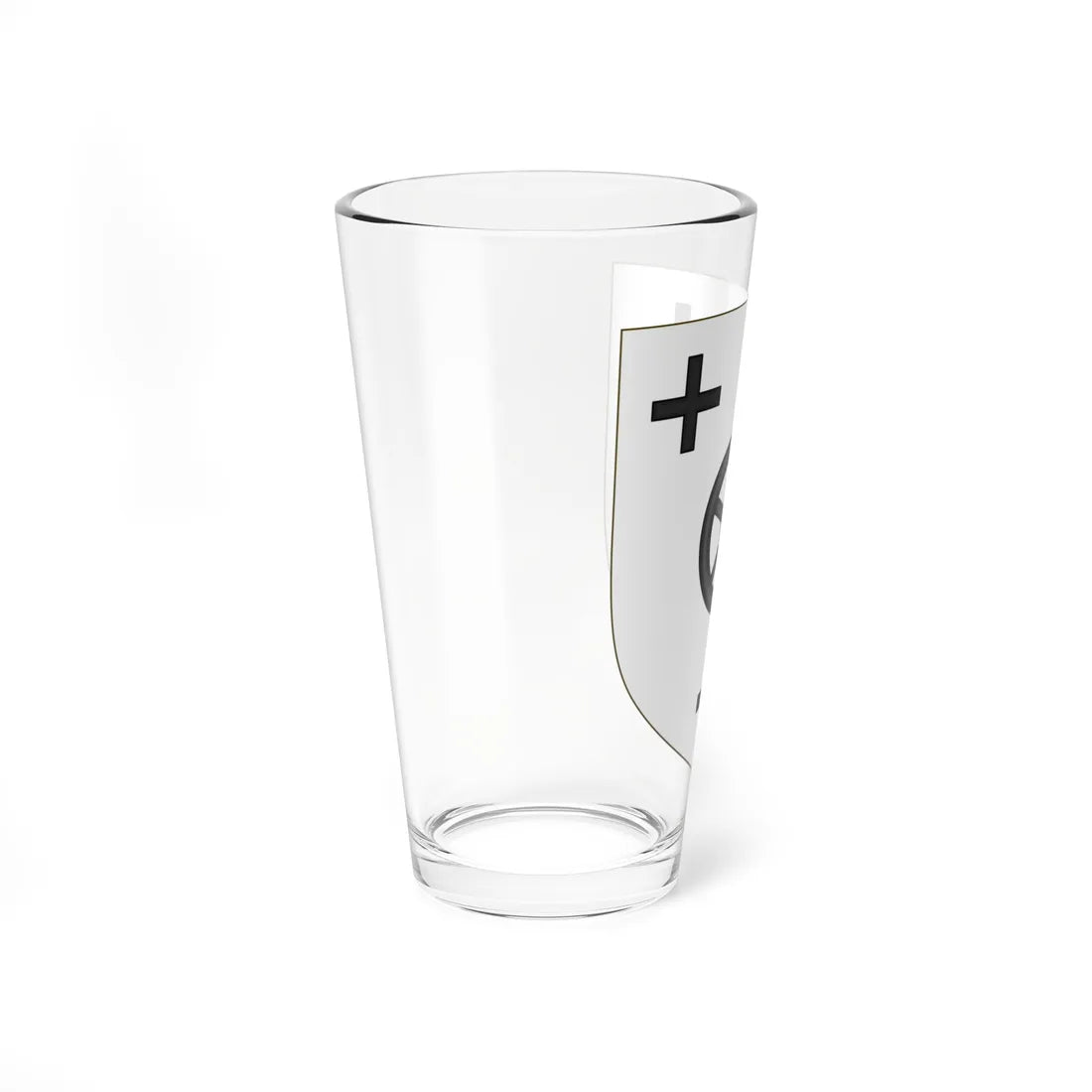 Blason de la famille de Kerouartz (France) (Coat of Arms) Pint Glass 16oz - Go Mug Yourself