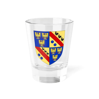 Blason de la famille de La Myre-Mory (France) (Coat of Arms) Shot Glass 1.5oz 1.5oz - Go Mug Yourself