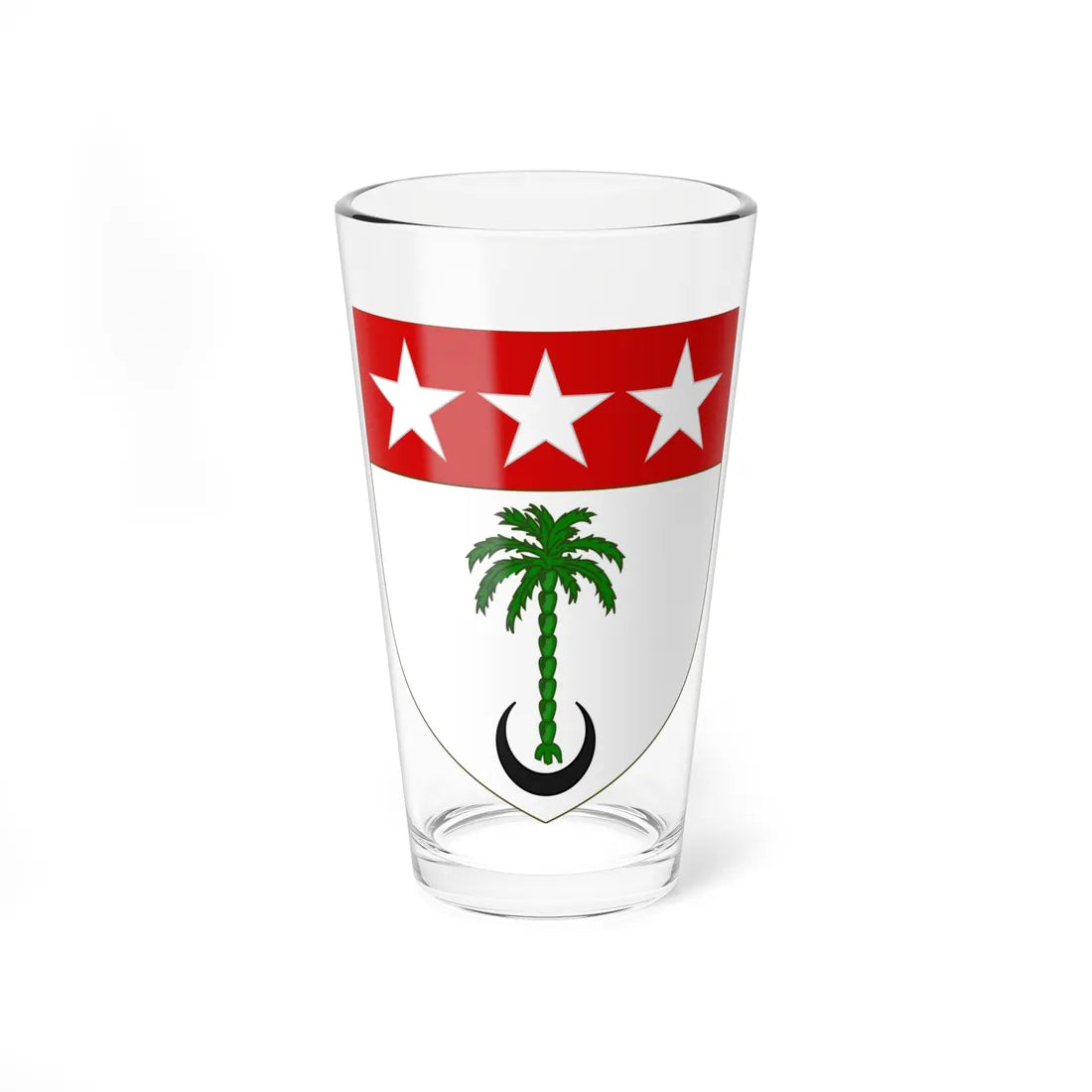 Blason de la famille de Lacoste Lareymondie (France) (Coat of Arms) Pint Glass 16oz 16oz - Go Mug Yourself