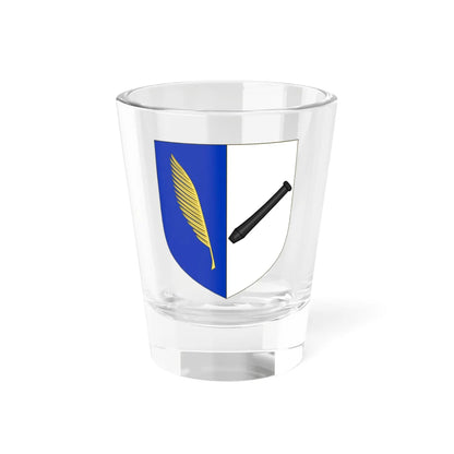 Blason de la famille de Lacretelle (France) (Coat of Arms) Shot Glass 1.5oz 1.5oz - Go Mug Yourself