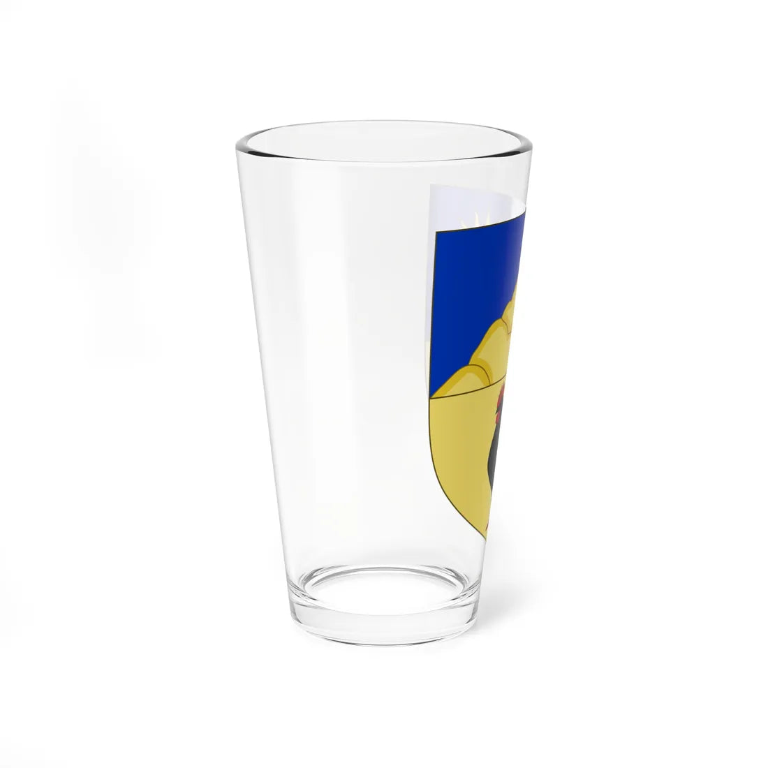 Blason de la famille de Ladoucette (France) (Coat of Arms) Pint Glass 16oz - Go Mug Yourself