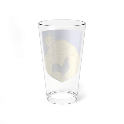 Blason de la famille de Ladoucette (France) (Coat of Arms) Pint Glass 16oz - Go Mug Yourself