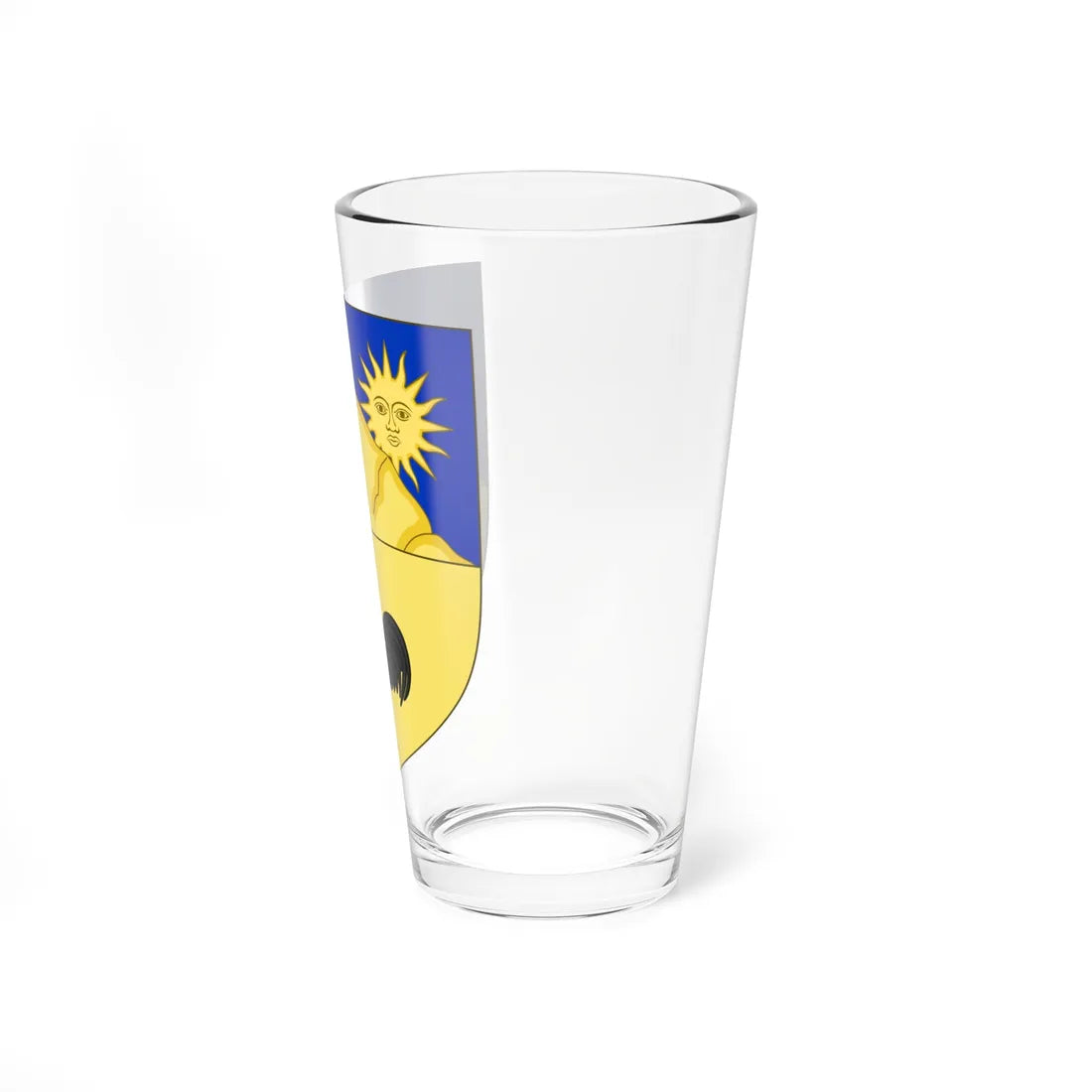 Blason de la famille de Ladoucette (France) (Coat of Arms) Pint Glass 16oz - Go Mug Yourself