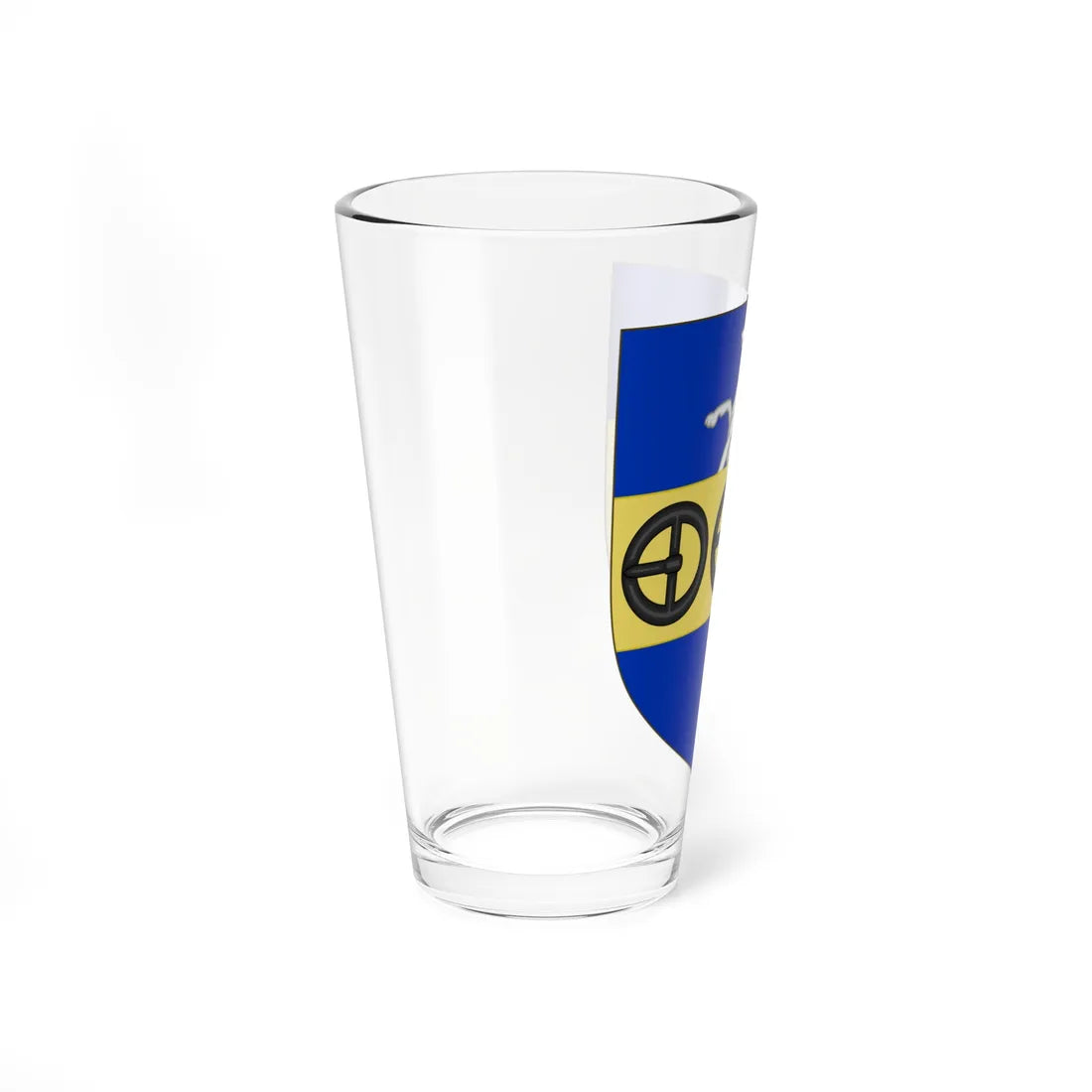 Blason de la famille de Lamarzelle (France) (Coat of Arms) Pint Glass 16oz - Go Mug Yourself
