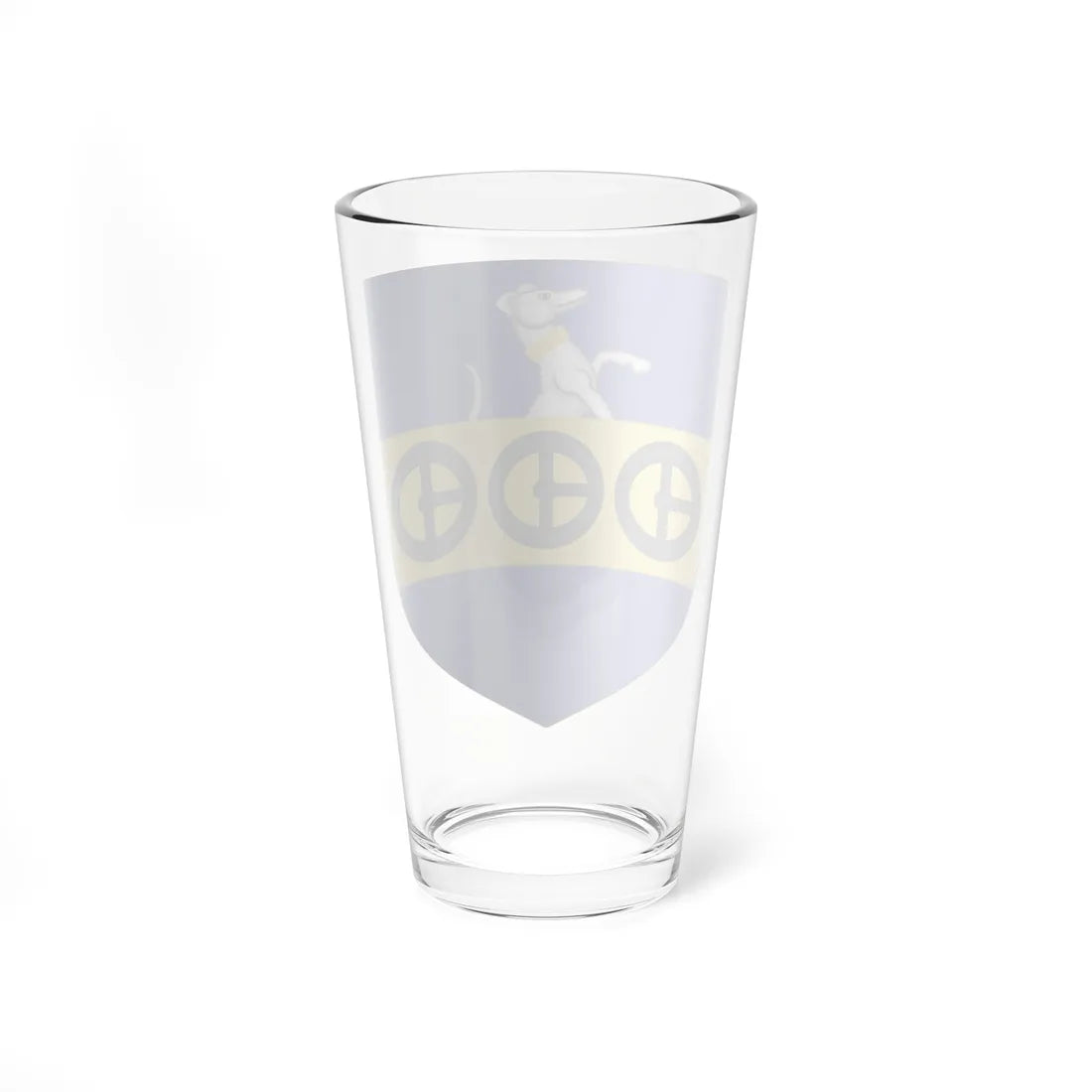 Blason de la famille de Lamarzelle (France) (Coat of Arms) Pint Glass 16oz - Go Mug Yourself