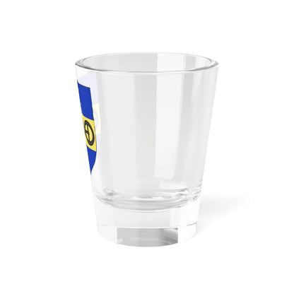 Blason de la famille de Lamarzelle (France) (Coat of Arms) Shot Glass 1.5oz - Go Mug Yourself