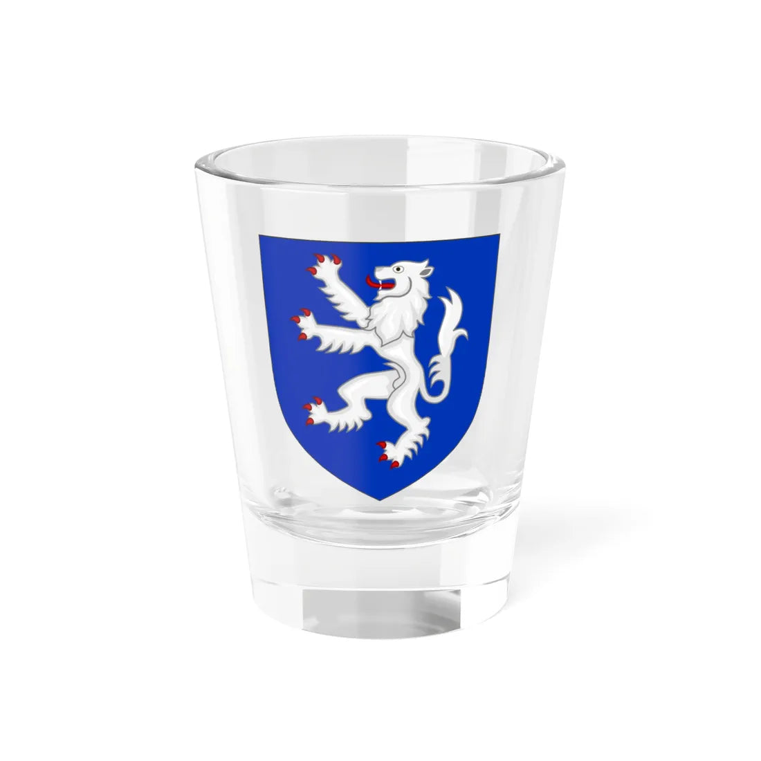 Blason de la famille de Lamberterie (France) (Coat of Arms) Shot Glass 1.5oz 1.5oz - Go Mug Yourself