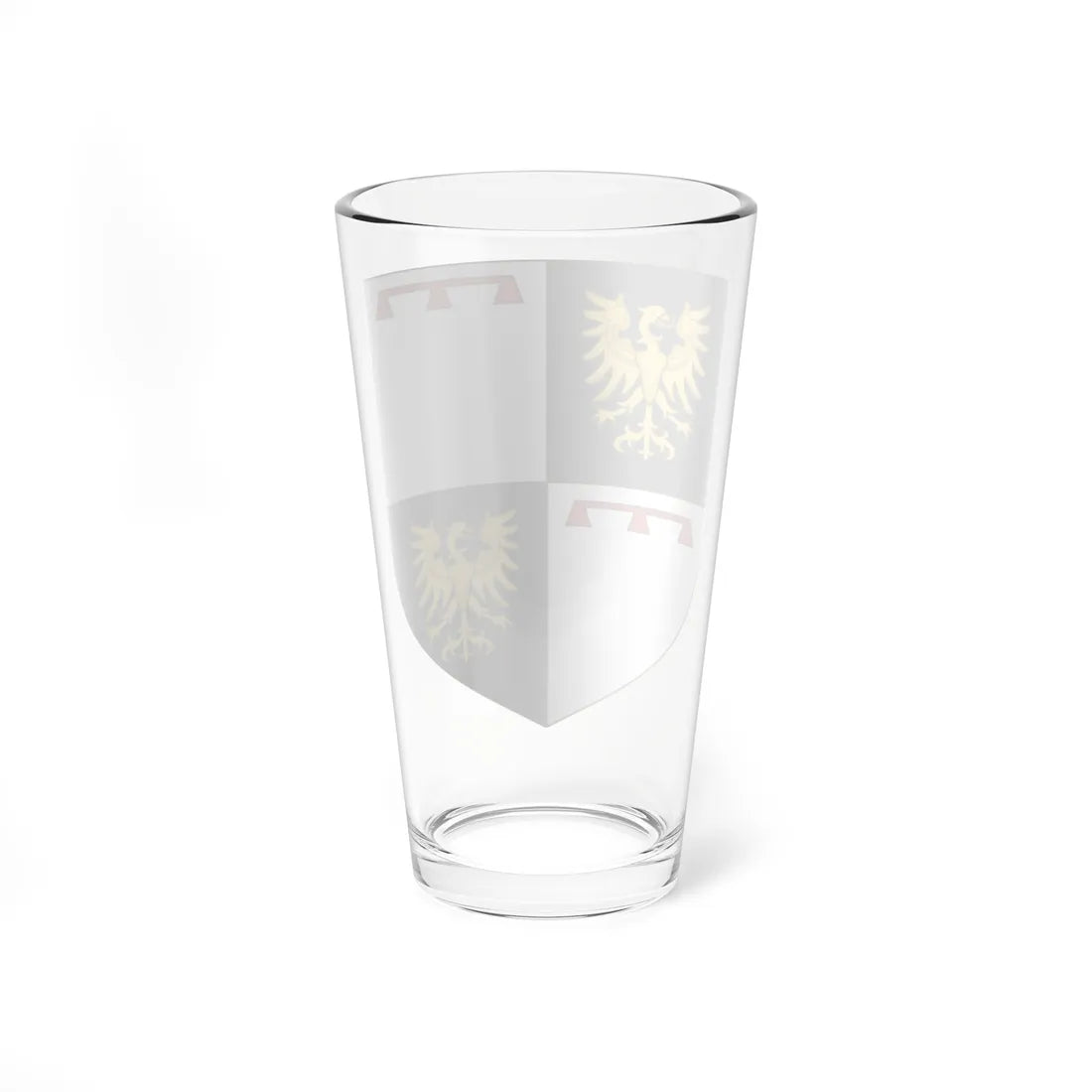 Blason de la famille de Lasteyrie du Saillant (France) (Coat of Arms) Pint Glass 16oz - Go Mug Yourself