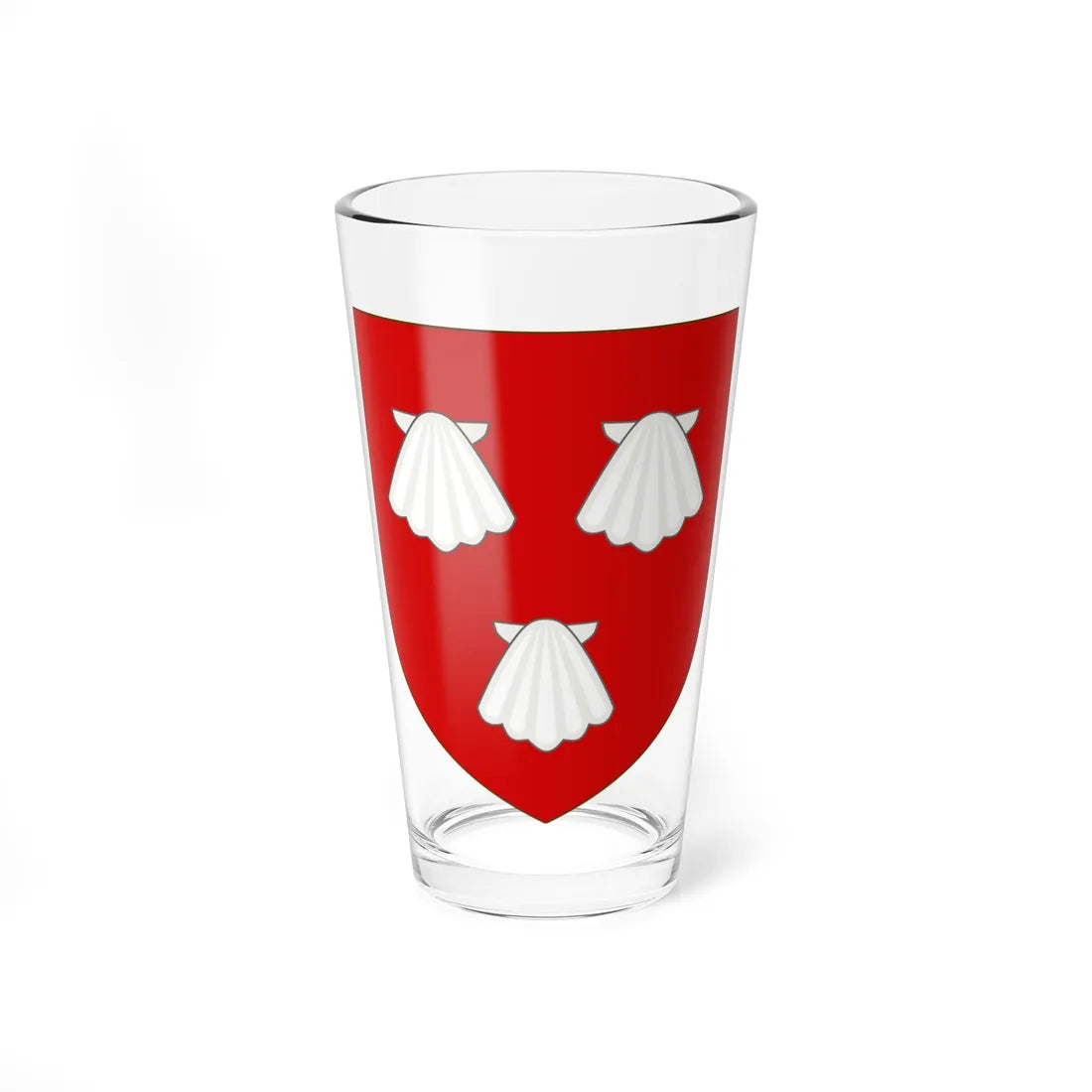 Blason de la famille de Laurens-Castelet (France) (Coat of Arms) Pint Glass 16oz 16oz - Go Mug Yourself