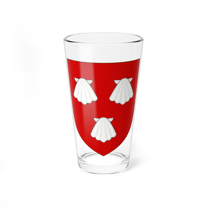 Blason de la famille de Laurens-Castelet (France) (Coat of Arms) Pint Glass 16oz 16oz - Go Mug Yourself