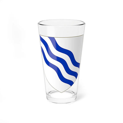 Blason de la famille de Lestapis (France) (Coat of Arms) Pint Glass 16oz 16oz - Go Mug Yourself