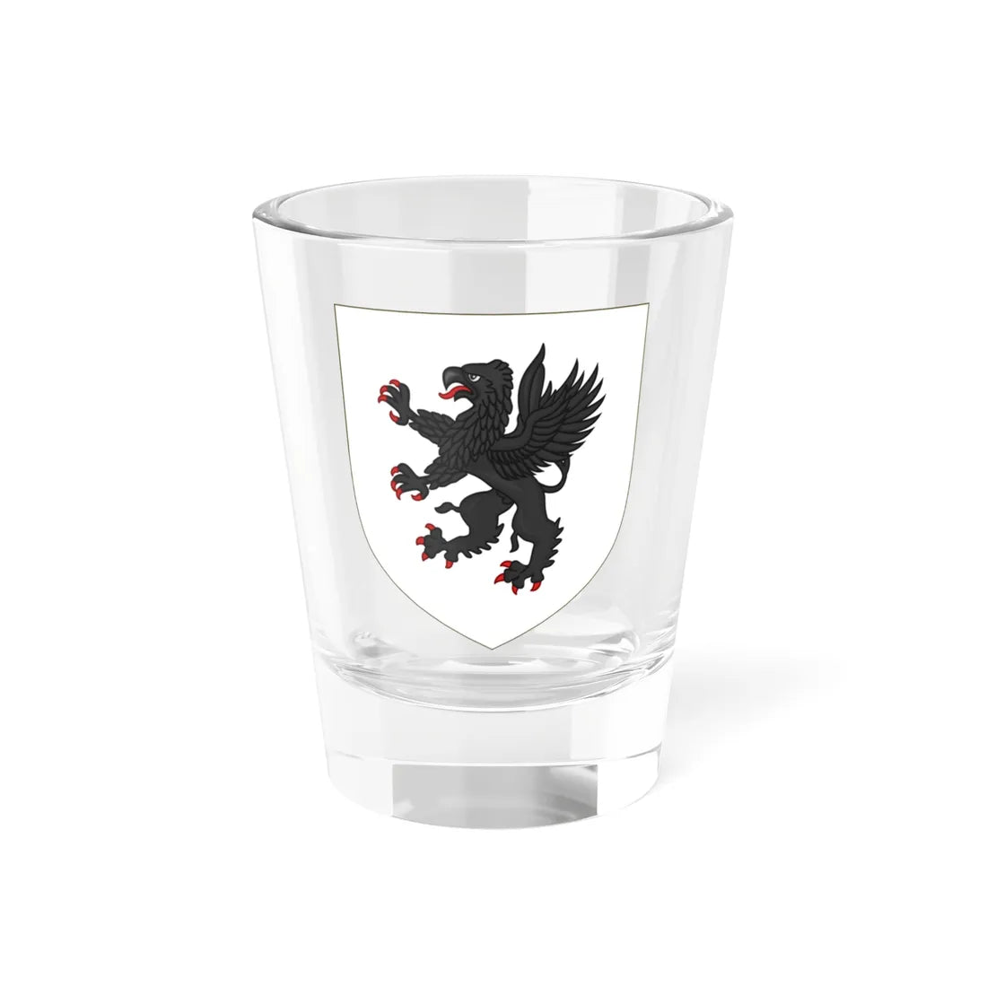 Blason de la famille de LEstourbeillon (France) (Coat of Arms) Shot Glass 1.5oz 1.5oz - Go Mug Yourself