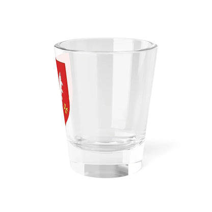 Blason de la famille de Leusse (France) (Coat of Arms) Shot Glass 1.5oz - Go Mug Yourself