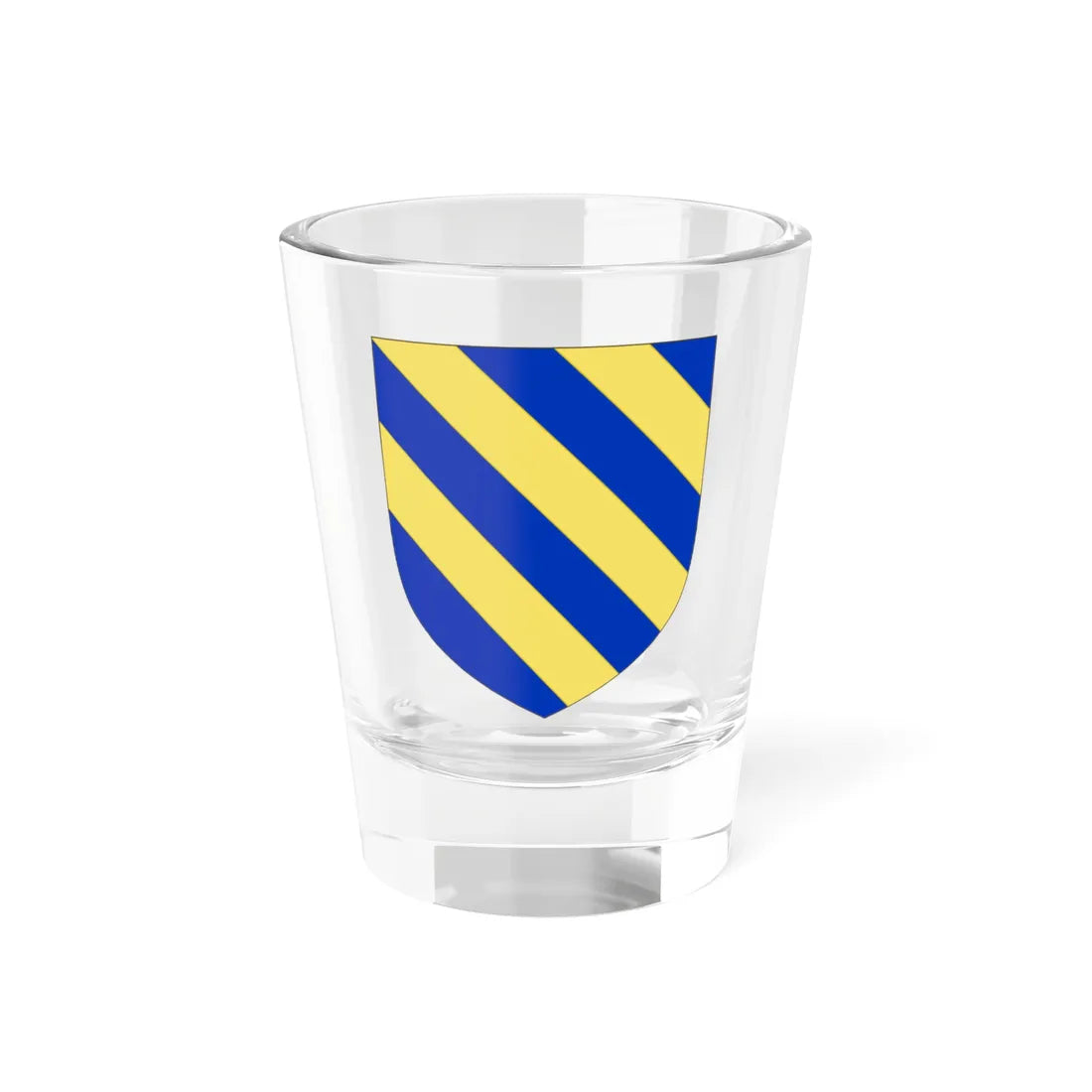 Blason de la famille de Luppé (France) (Coat of Arms) Shot Glass 1.5oz 1.5oz - Go Mug Yourself