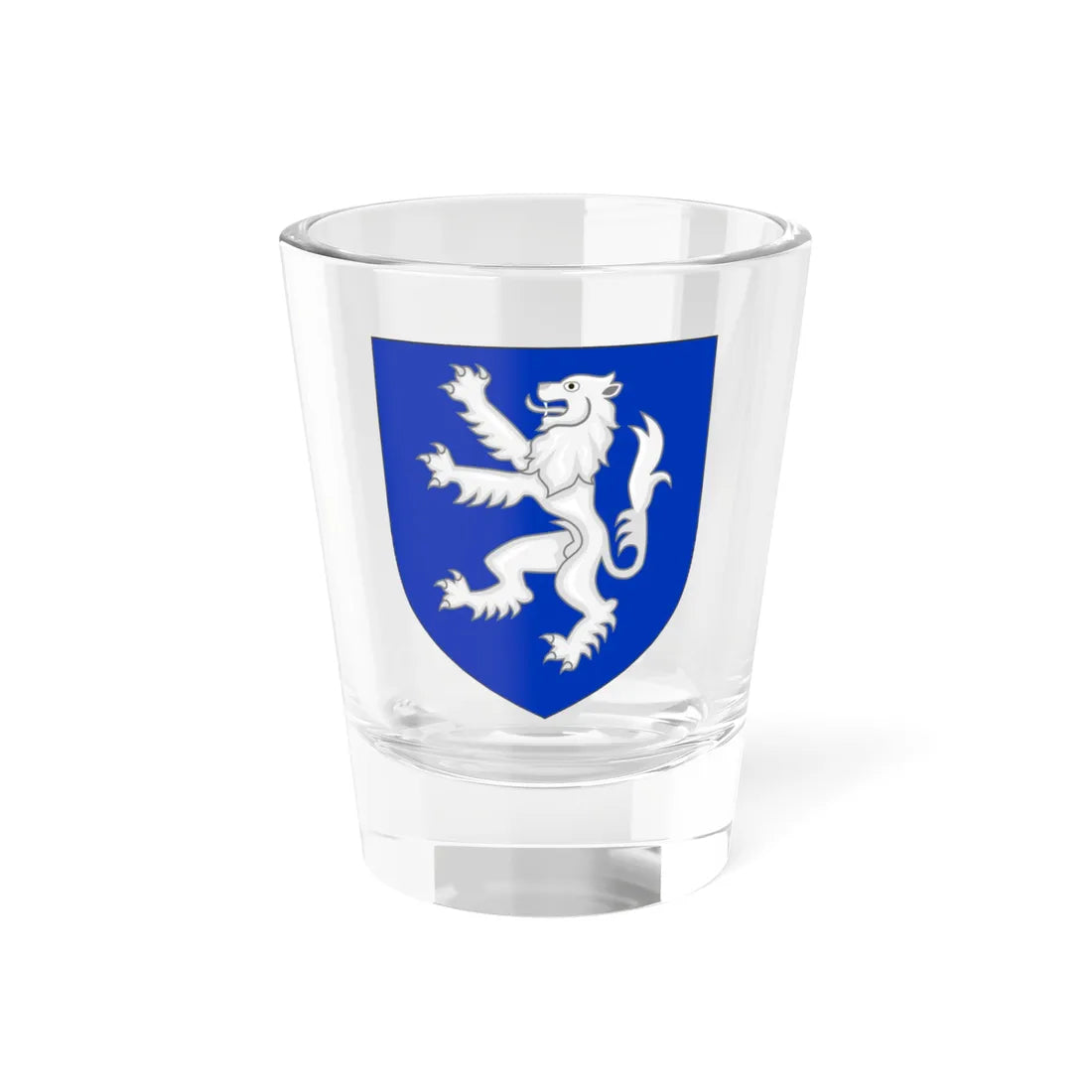 Blason de la famille de Lyrot (France) (Coat of Arms) Shot Glass 1.5oz 1.5oz - Go Mug Yourself
