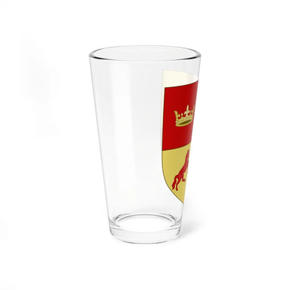 Blason de la famille de Mackau (France) (Coat of Arms) Pint Glass 16oz - Go Mug Yourself