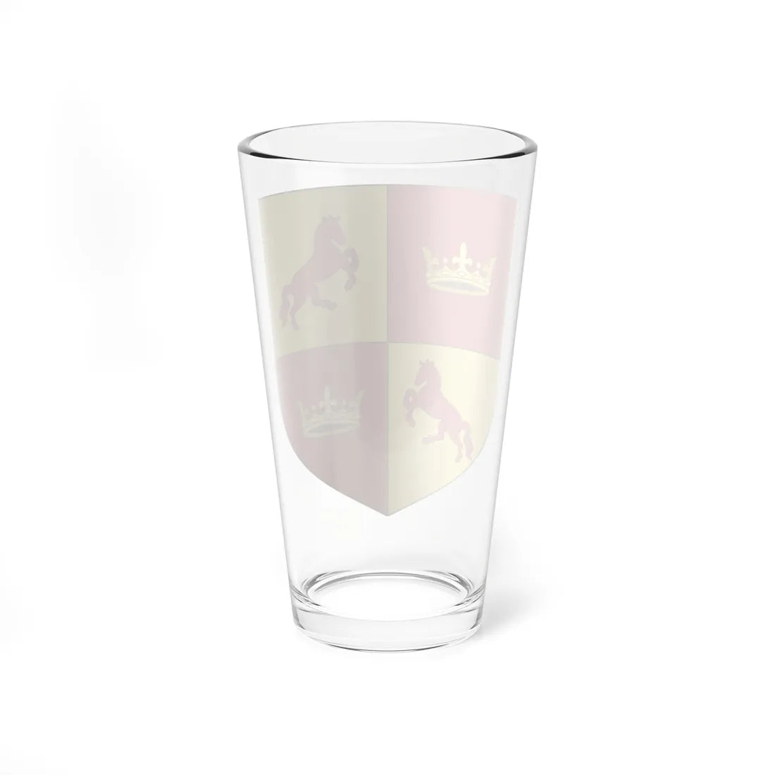 Blason de la famille de Mackau (France) (Coat of Arms) Pint Glass 16oz - Go Mug Yourself