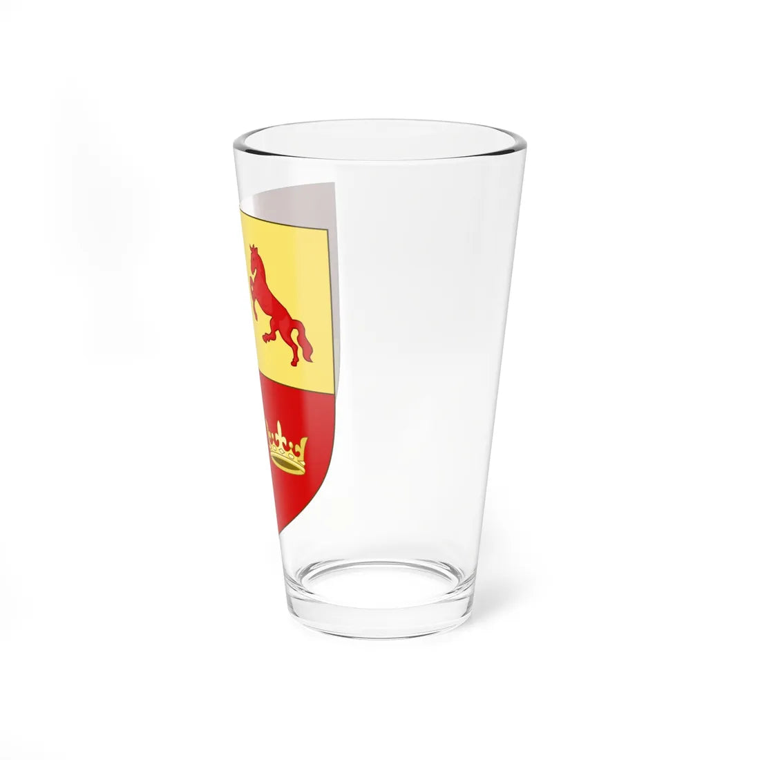 Blason de la famille de Mackau (France) (Coat of Arms) Pint Glass 16oz - Go Mug Yourself