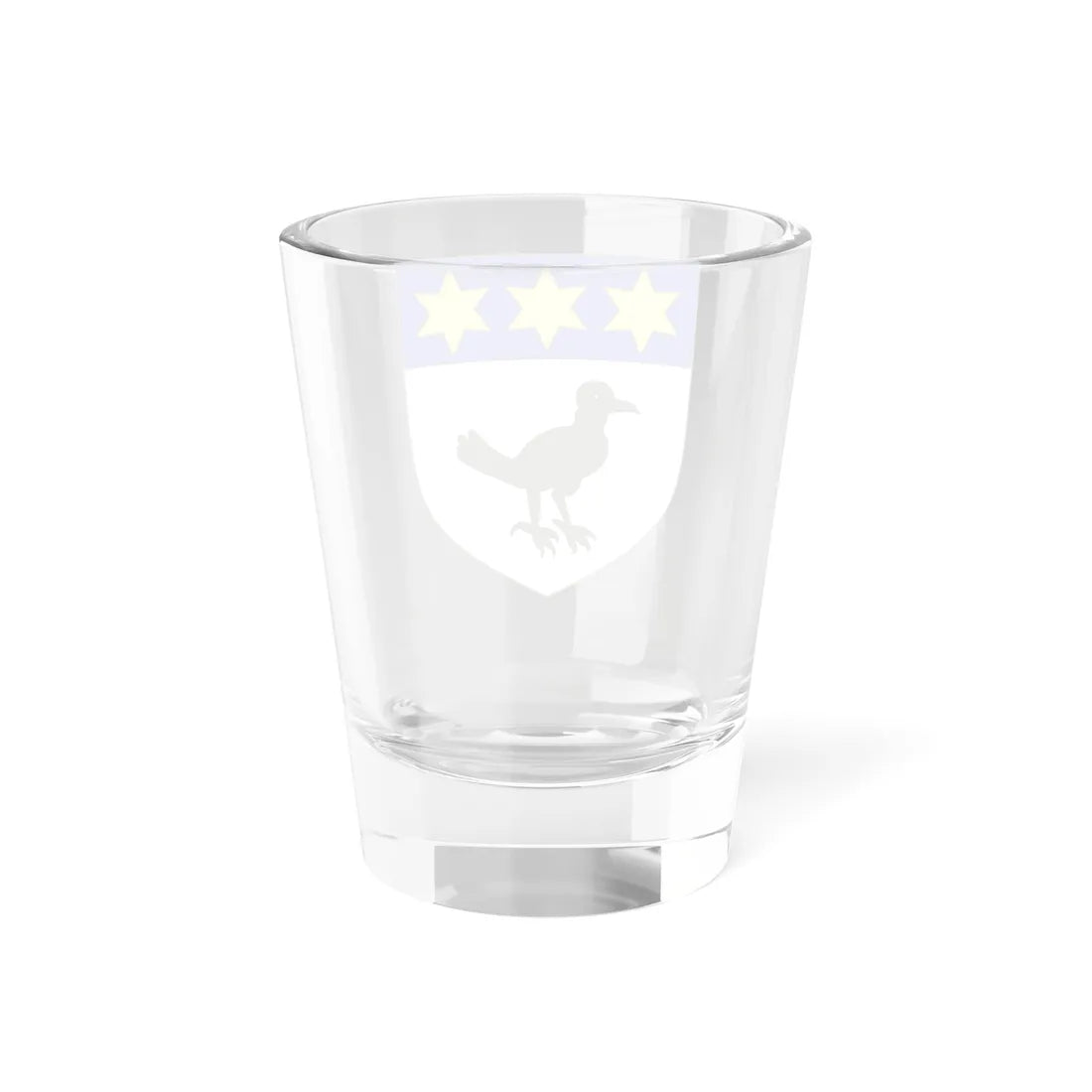 Blason de la famille de Mahy (France) (Coat of Arms) Shot Glass 1.5oz - Go Mug Yourself