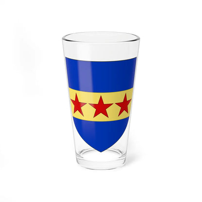 Blason de la famille de Martimprey (France) (Coat of Arms) Pint Glass 16oz 16oz - Go Mug Yourself