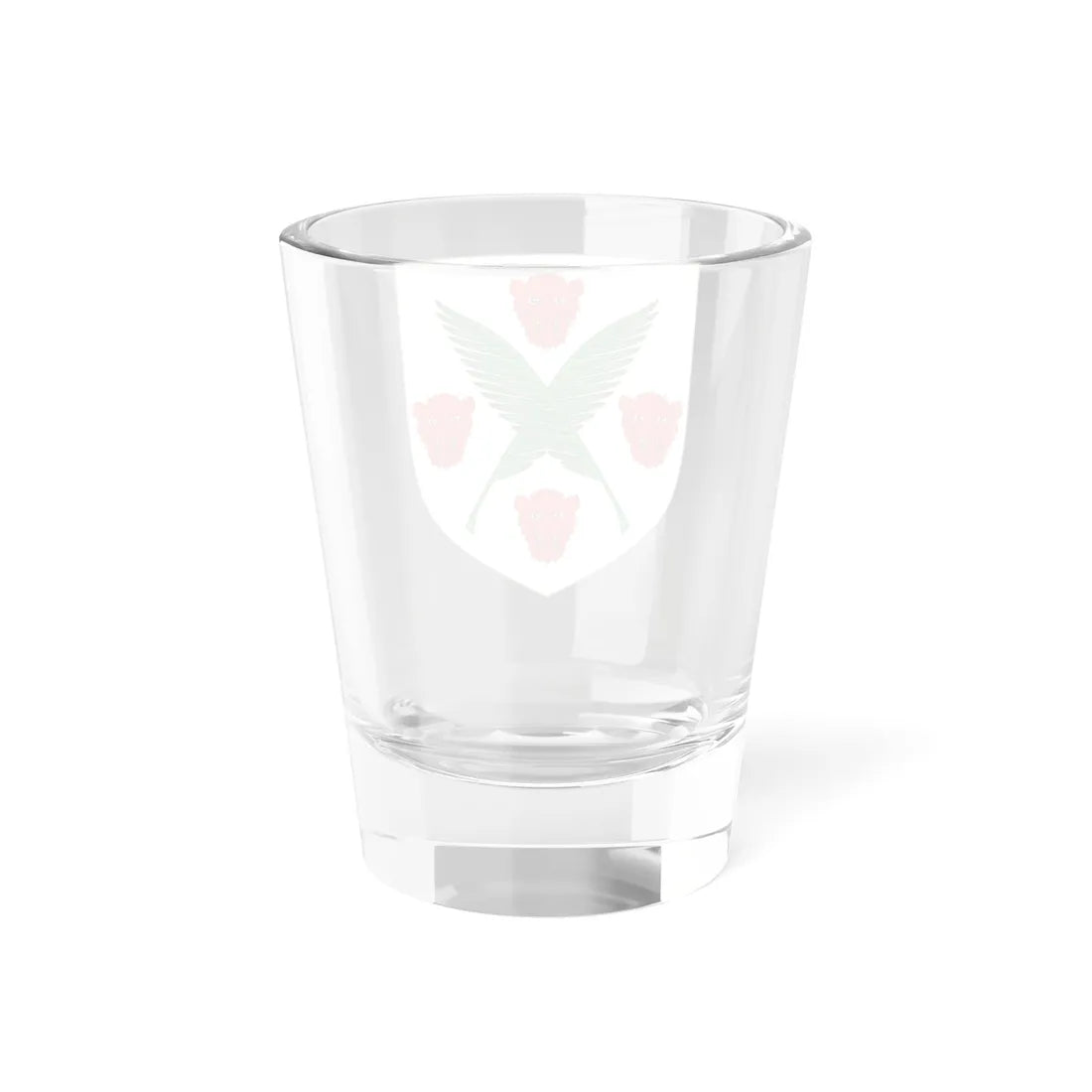 Blason de la famille de Monicault (France) (Coat of Arms) Shot Glass 1.5oz - Go Mug Yourself