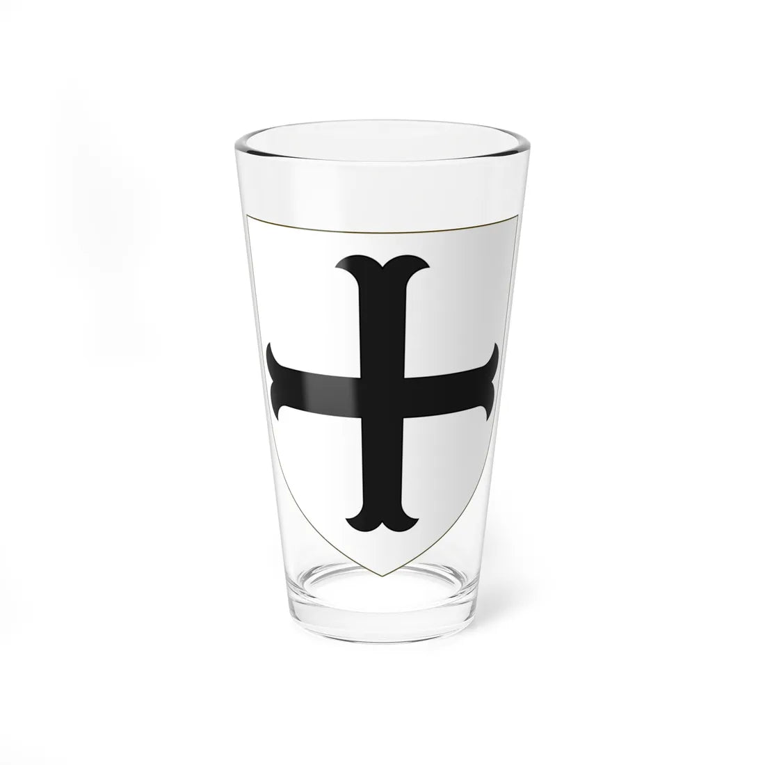 Blason de la famille de Montalembert (France) (Coat of Arms) Pint Glass 16oz 16oz - Go Mug Yourself