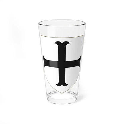 Blason de la famille de Montalembert (France) (Coat of Arms) Pint Glass 16oz 16oz - Go Mug Yourself