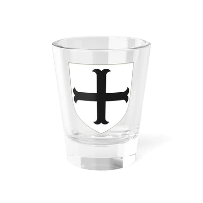 Blason de la famille de Montalembert (France) (Coat of Arms) Shot Glass 1.5oz 1.5oz - Go Mug Yourself
