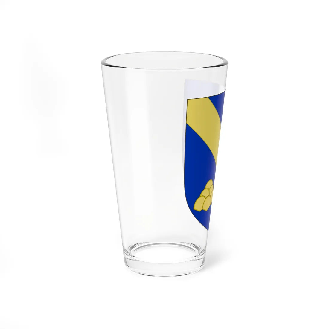Blason de la famille de Monti de Rezé (France) (Coat of Arms) Pint Glass 16oz - Go Mug Yourself